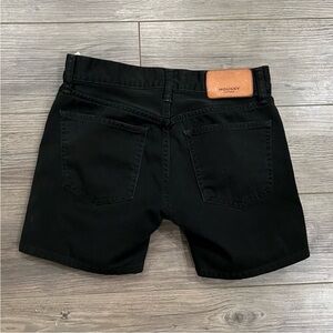 Moussy Black Denim Shorts
